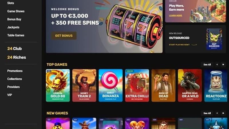 Découvrir MegaBlock grâce à 24 Casino – Les quatre niveaux de difficulté